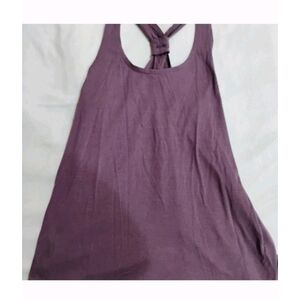 Elegant Lavender Tank Top with Stylish Back Knot